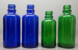 Coloured Glass Dropper Bottles